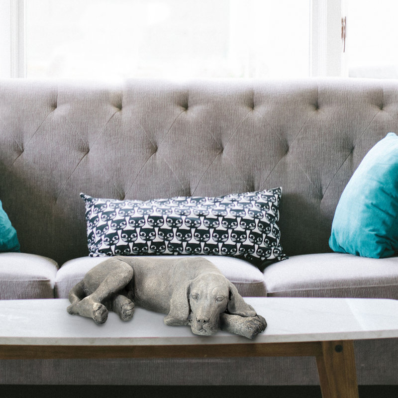 Loftis Napping Dog Statue