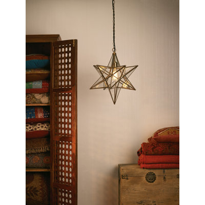 Ronan 1 - Light Antique Brass Single Pendant