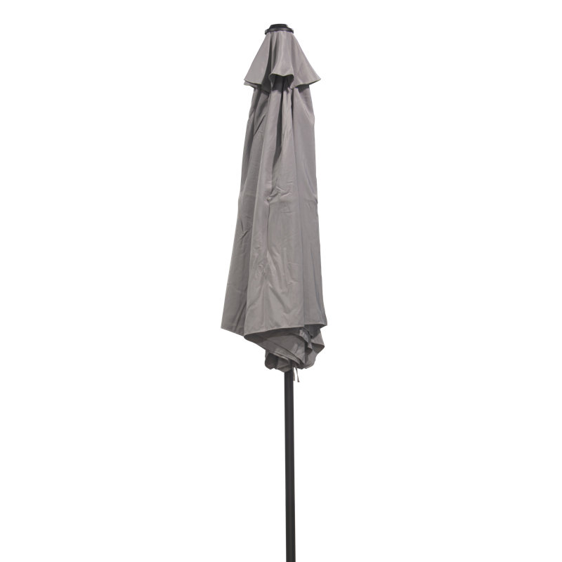 Parasol de marché 9 pi Mannie, Gris