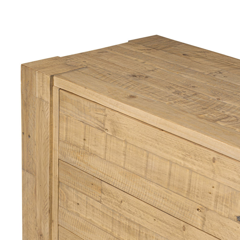 Perot 6 - Drawer Dresser, Light Blonde Pine