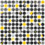 « cercles grunge », reproduction de peinture à l’huile sur toile tendue-27974920