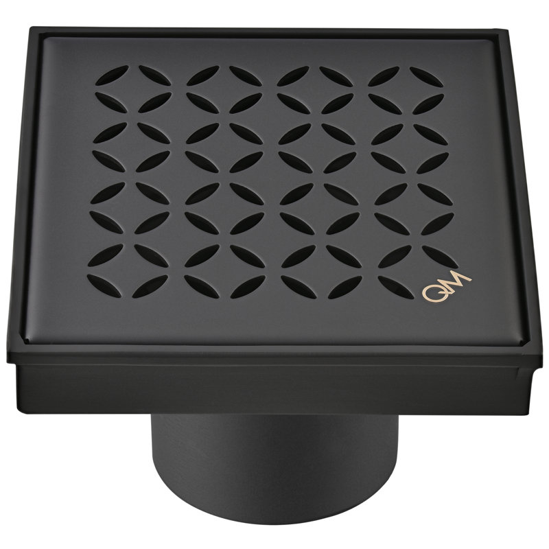 4'' W Grid, Black