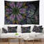 Tapisserie florale mauve à motif floral-28486267