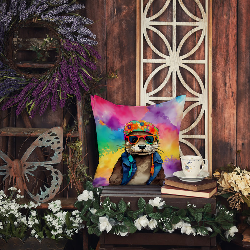 Coussin Hippie, H 14 po x l 14 po