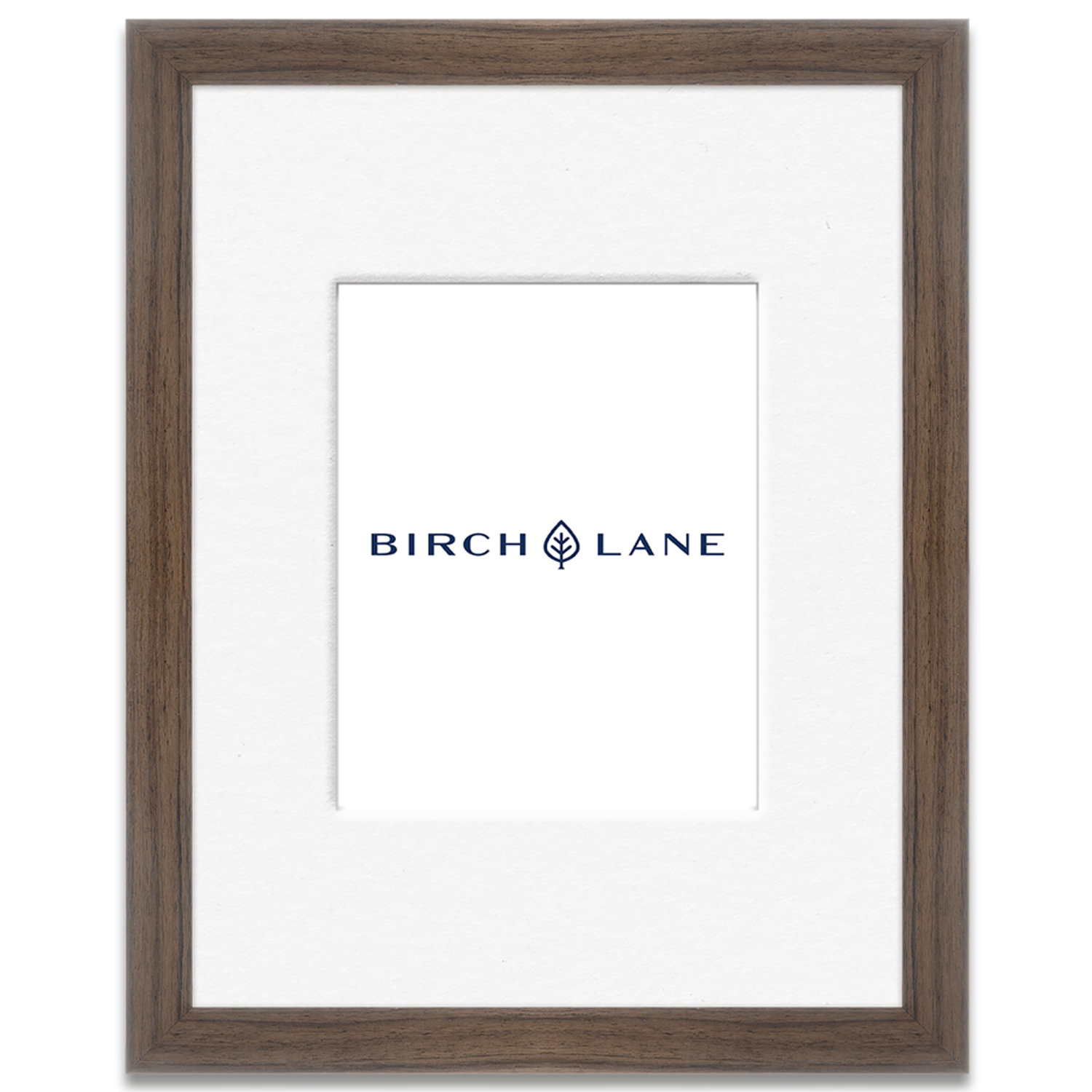Arkhurst Wood Picture Frame with Mat, Walnut, 20" x 30", 16" x 20"