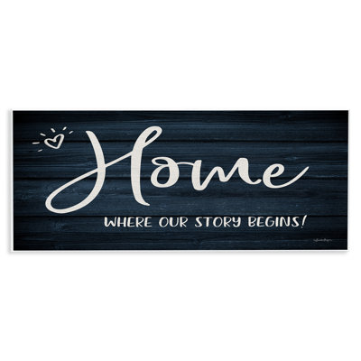 «Where Our Story Begins», art mural sur bois par Susie Boyer