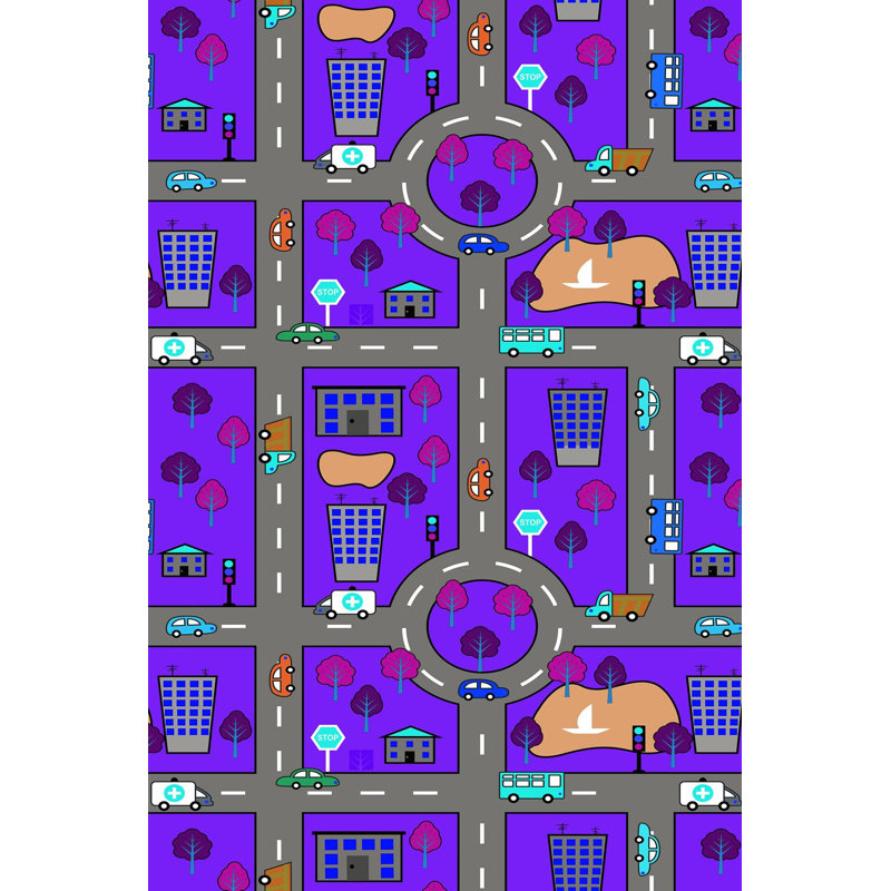 Premium Hall Carpet, 3D Digital Printed, 3.3 x 6.6 ft | 100% Polyester, 650 g/m² | Antibacterial, Non-Slip Underside, Pile Height: 0.3 in | Machine Washable, Perfect for High-Traffic Areas, Stylish & Durable Design