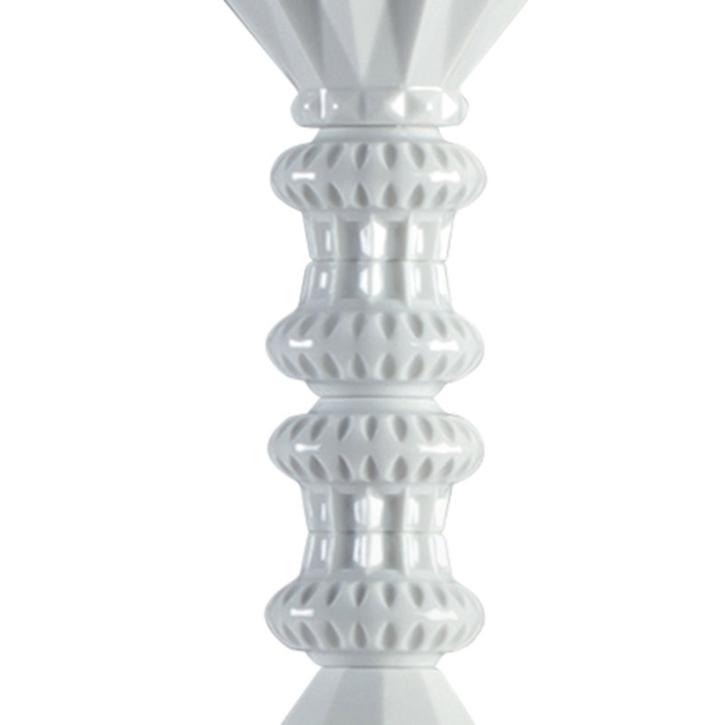 Belle de Nuit 1 - Light Single Bell Pendant, White