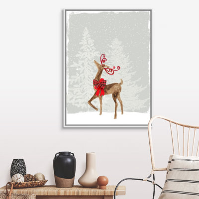 Posture de renne-reproduction d’art sur toile