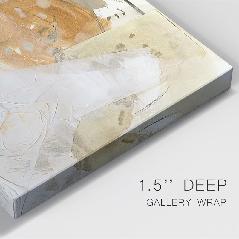 Floating Pieces II Framed On Canvas Print, 18" H x 12" W