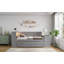 Lit de jour double avec tablettes de rangement-395653658