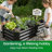 4x2 Ft Galvanized Steel Raised Garden Bed Kit - 1ft High, 48x24x12 Inch Outdoor Metal Planter Box for Vegetables, Herbs, Flowers & Plants | Easy Assembly, Rust-Resistant, Durable，set of 3-856242117-856242114