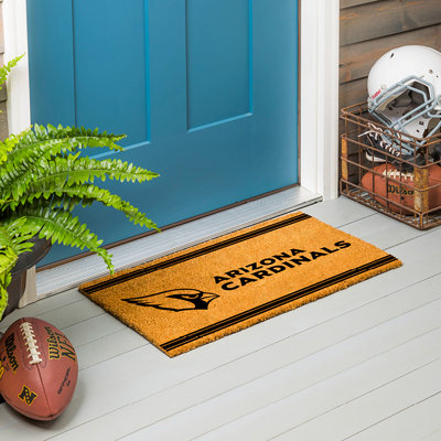 28in. x 16in. NFL Single Color Outdoor Coir Door Mat