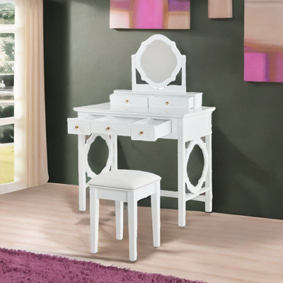 Compact Makeup Vanity Table