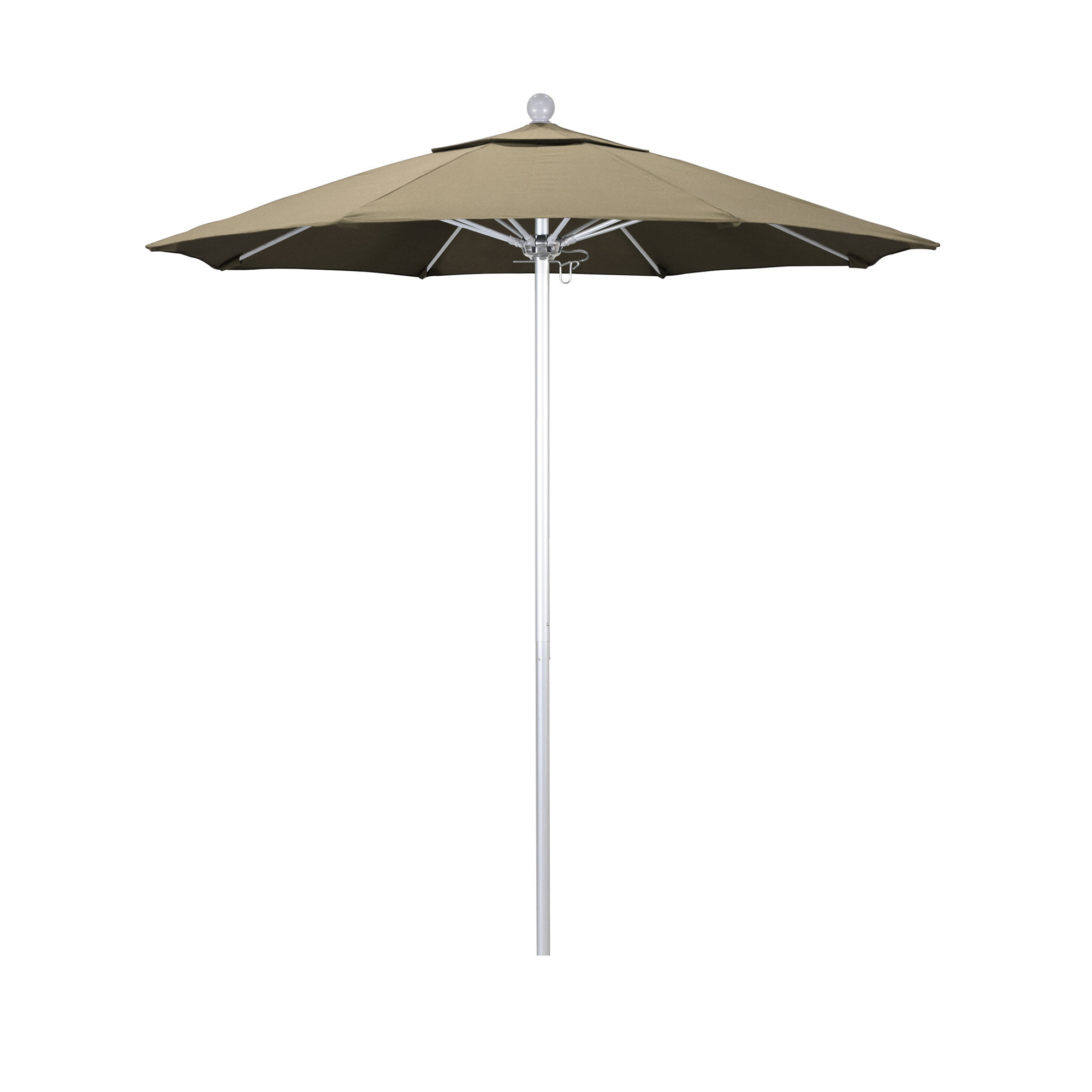 Hibo 90'' Sunbrella® Outdoor Umbrella, Canvas Heather Beige Sunbrella® Canvas