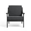 Chaises longues d'extérieur en bois de teck avec coussin et accoudoirs Marlo-114980287-114980291