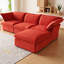 Canapé modulaire en forme de L en velours avec repose-pieds avec rangement, canapé 4 places Cloud avec rembourrage en duvet et mousse, housses amovibles pour animaux de compagnie pour le salon-1678088874