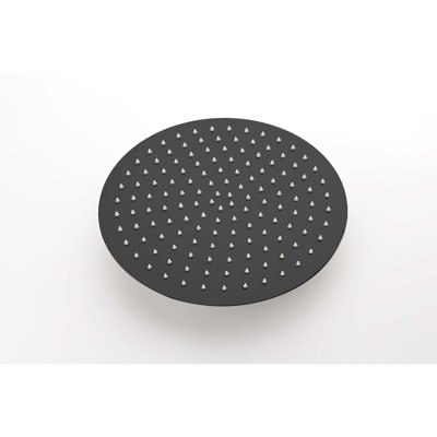 Shower In Matte Black - Constructed With Fine Brass And Stainless Steel Wall Mounted Look For Bath