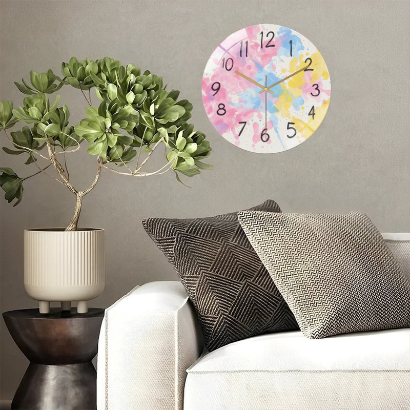 Horloge murale Pastel