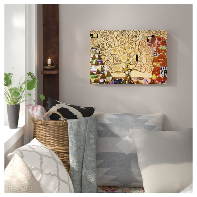 Gustav Klimt - Wrapped Canvas Painting, 50cm H x 76cm W