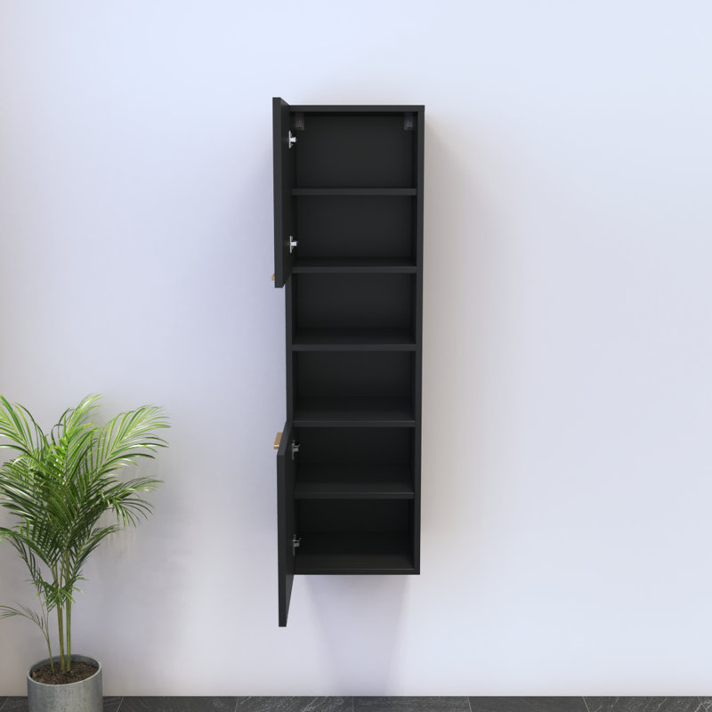Bibliothèque noire Madera 13,6 "05, Noir