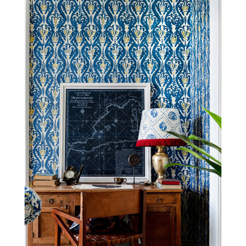 Sundance Villa Damask Wallpaper Roll
