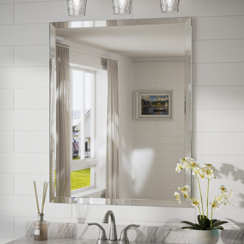 Miroir de salle de bain Janica, 30 po x 22 po