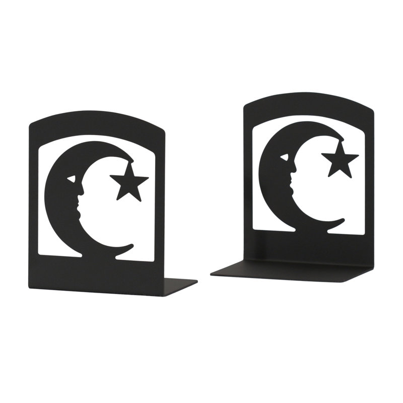Moon and Star Bookends