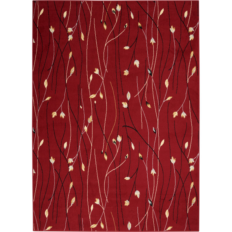 Nash Floral Area Rug, Rectangle 91 x 152cm