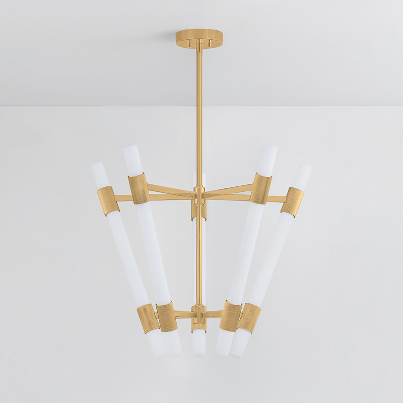 Lustre Krakow en laiton rétro
