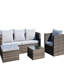 Table basse avec coussins Pe Outdoor