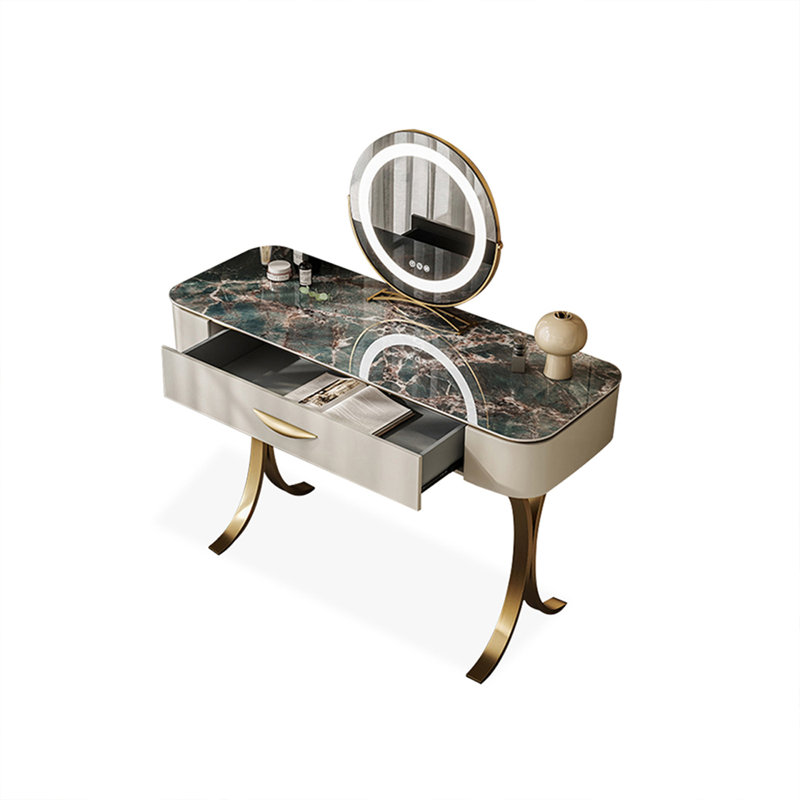 Makeup Vanity with Light mirror,1 drawers