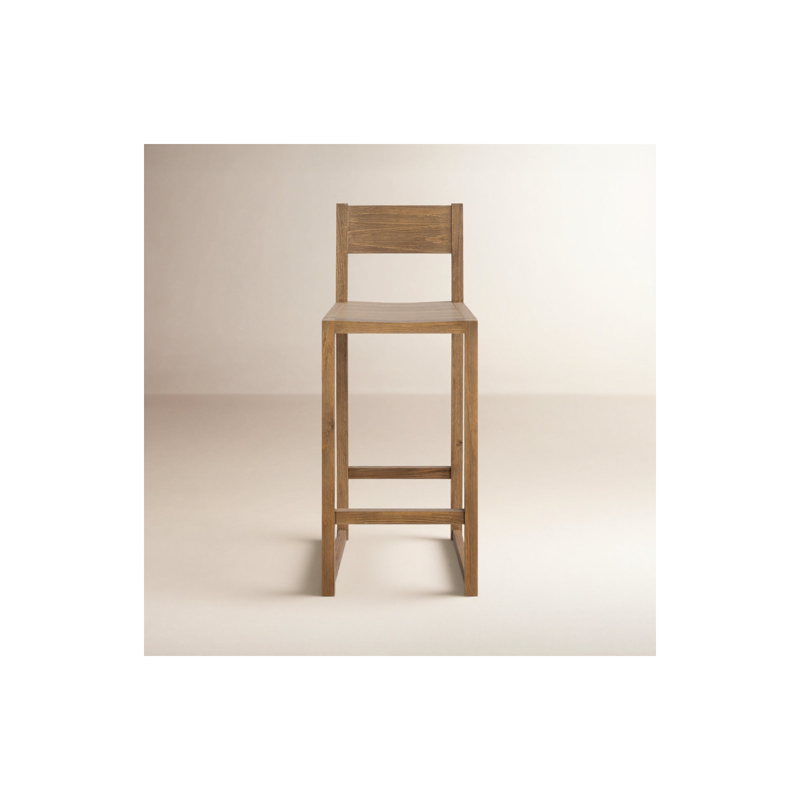 Modica Bar & Counter Stool, Bar Stool (30" Seat Height), Honey Brown