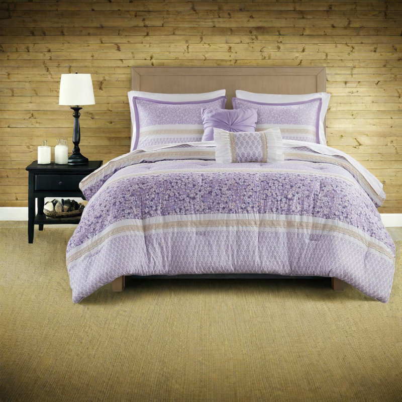 Piece Bedding Sets Microfiber Full Queen Farmhouse Bedroom Home