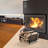 Abhijit 17'' W x 13'' D Metal Log Store