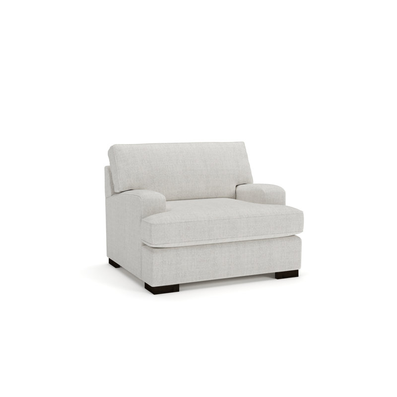 Brooklyn Cotton Accent Chair, Monique Oyster Textured Chenille