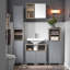 Prionto Wall Mounted Required Bathroom Cabinet-2008144757