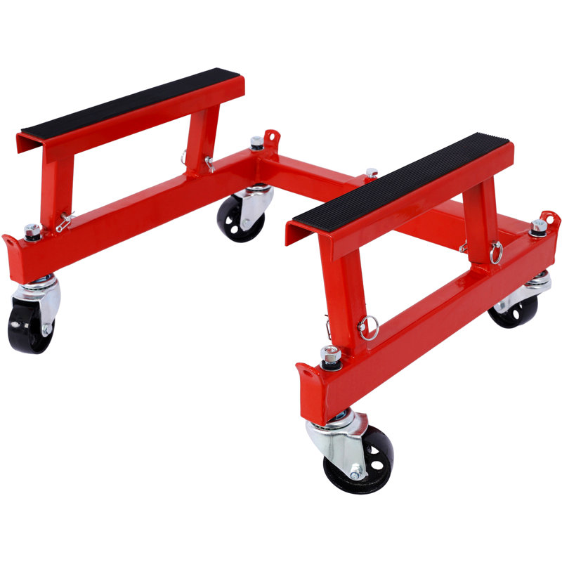 Chariot de berceau pour moteur de VTT 1500Lbs, Rouge
