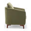 Upholstered Barrel Chair with Footstool-1488768572