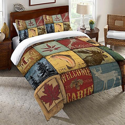 Lodge Patch Cotton Pillow Sham