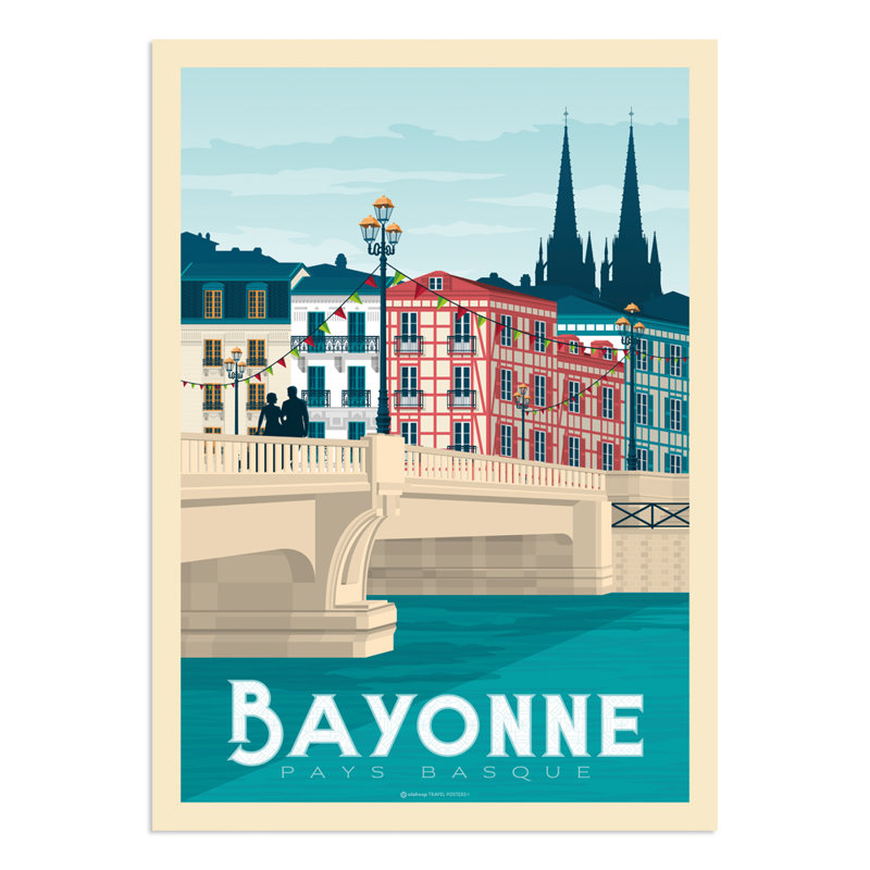 Bayonne by Andy Warhol - No Frame Print, 70cm H x 50cm W
