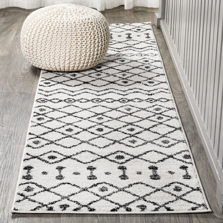 Bousquet Moroccan Beni Souk Cream/Black Rug