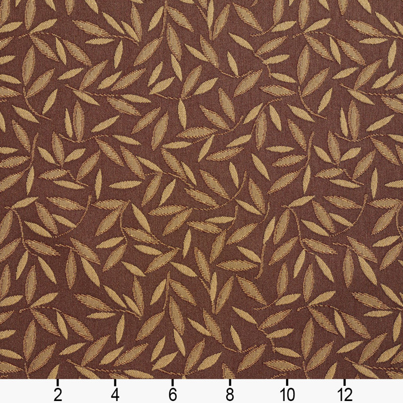 Tissu résistant aux taches des feuilles, Brun