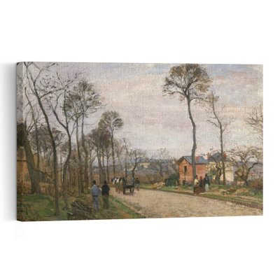 The Road From Louveciennes, 1870 Impressionist Abstract Contemporary Landscape Wall Art Print