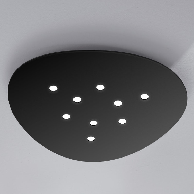 Scudo 9 - Light Unique/Statement Geometric LED Flush Mount