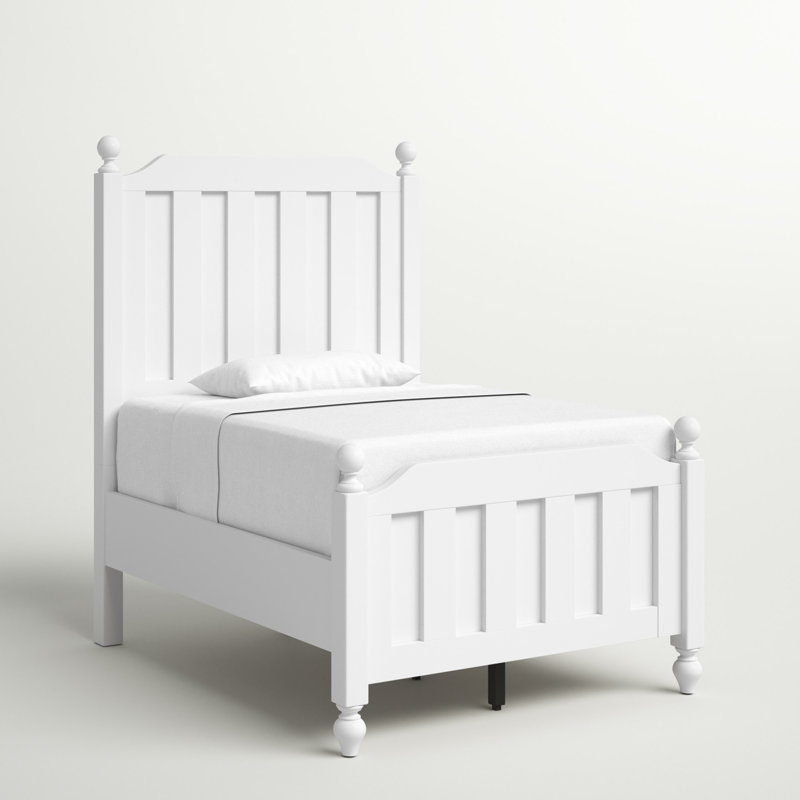 Droskyn Panel Bed by Three Posts™, White, Twin