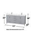 Sheffield 72" Double Bathroom Vanity Set-59388306-59388307