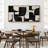 Geometric Abstract Black and White Geometric Pattern Modern Art-100937300-111695718