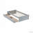 Solid Rubber Wood Bed with 2 Drawers-118019850