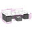 Vidaxl Garden Sofa Set Grey, Dark Grey